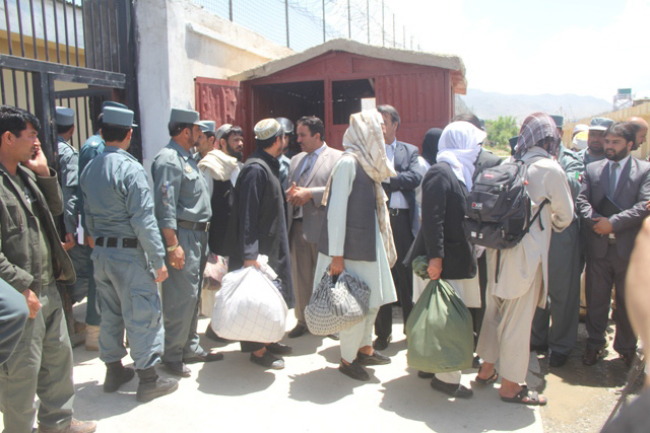 ۱۷۱ زندانی از زندان پلچرخی کابل آزاد شدند
